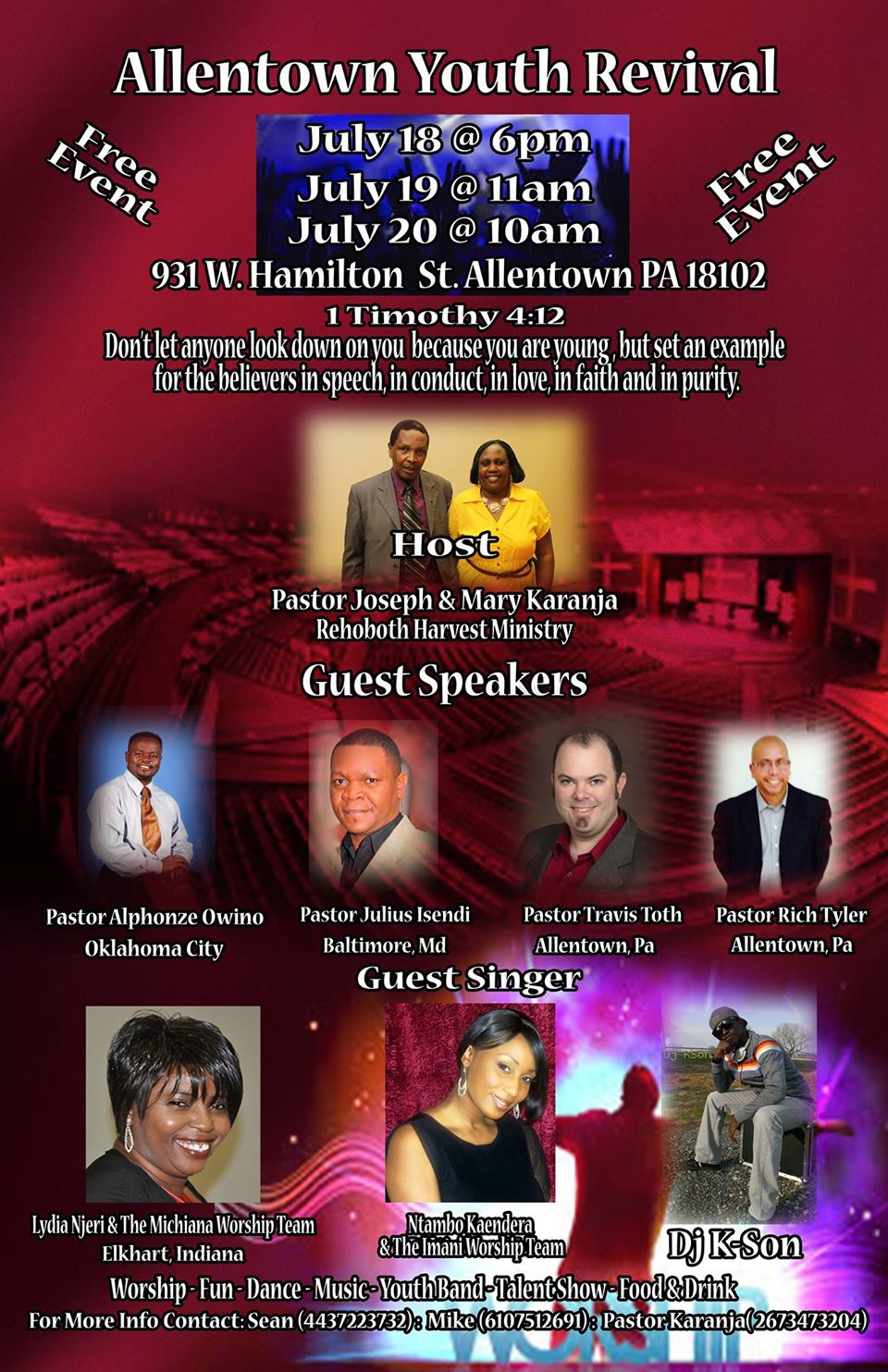 Rehoboth Harvest Ministry Youth Conference